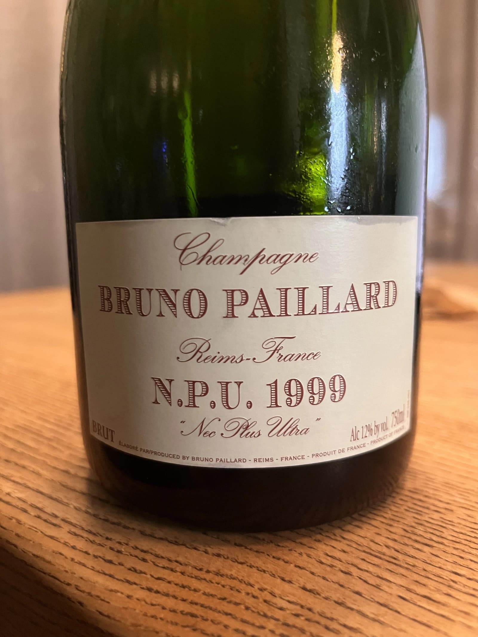 Bruno Paillard N.P.U. 1999