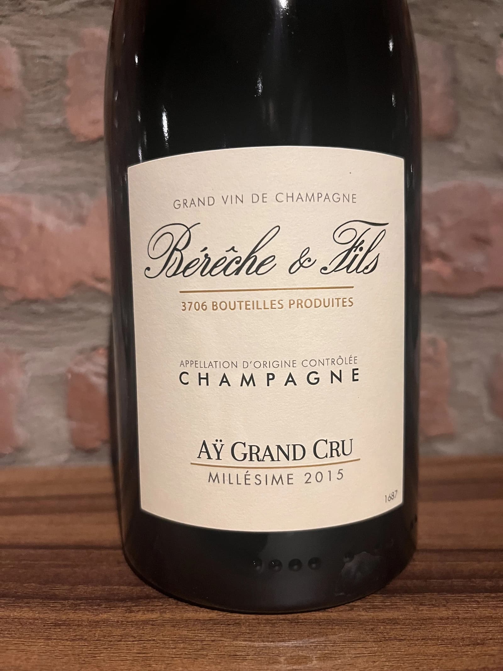 Bérêche & Fils Aÿ Grand Cru 2015