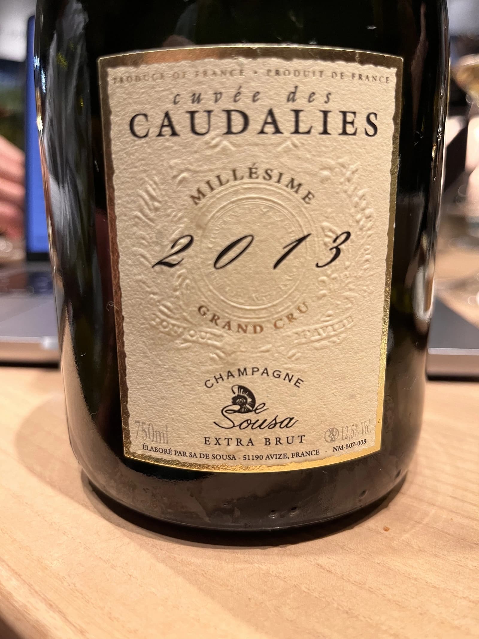 De Sousa Cuvée des Caudalies Grand Cru 2013