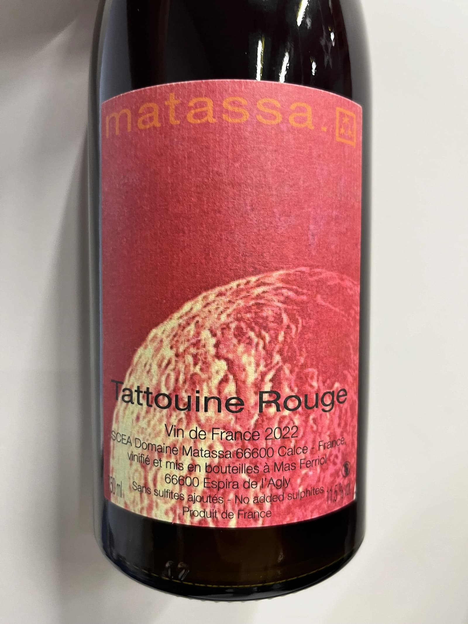 Matassa Tattouine Rouge 2022